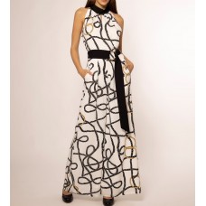 Fashionable retro chain patchwork dress HF0814-03-02 Fashionable retro chain patchwork dress HF0814-03-02