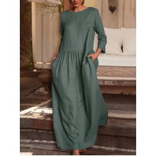 solid color temperament dress HF2208-04-03 solid color temperament dress HF2208-04-03